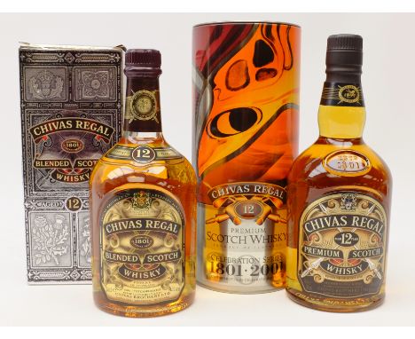Chivas Regal Premium Scotch Whisky, aged 12 years, 1801-2001 Celebration Series, in Special Edition No.1 tin, Chivas Regal Bl