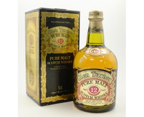 Glen Turner Pure Malt Scotch Whisky, aged 12 years, 40%vol, 75cl,  in carton
