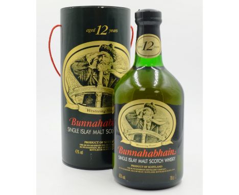 Bunnahabhain Single Islay Malt Scotch Whisky, aged 12 years, 40%vol, 70cl in tube