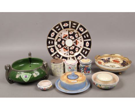 A group of ceramics to include Poole, Royal Crown Derby, Shelley etc.