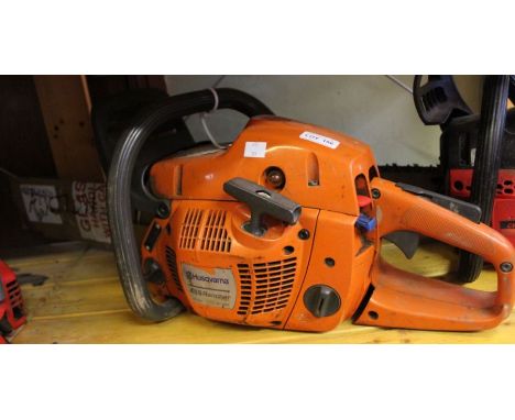 A Husqvarna 455 Rancha petrol chainsaw - sold as seen