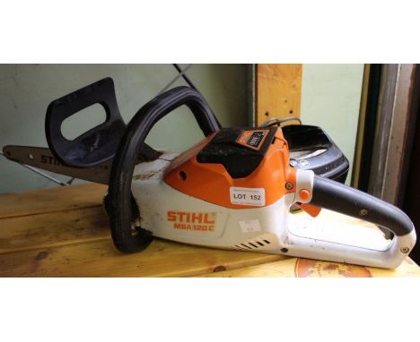 A Stihl NSA 120C battery chainsaw - sold as seen