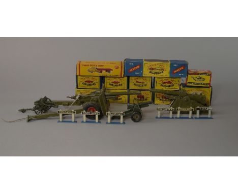 A collection of Matchbox Series Moko Lesney models, mostly in original boxes with some losses and damages, model numbers to c