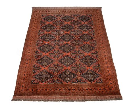 A Turkish carpet, approximately 390 x 285cm 