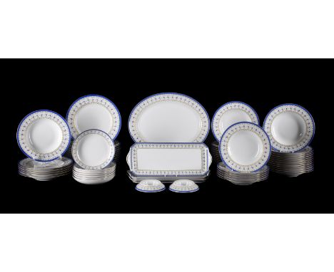 A modern composite Haviland Limoges 'Val de Loire' pattern part dinner/breakfast service, comprising approximately: three sha