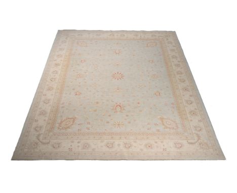 A modern carpet in Amritsar style, approximately 447 x 372cmCondition Report: Retains goods pile overall. Some minor wear to 