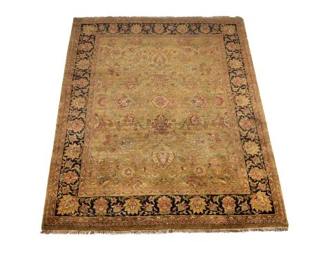 An Indian wool carpet, approximately 308 x 243cmProvenance: From M & N Oriental RugsCondition Report: Carpet with good pile o