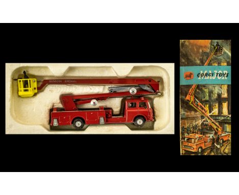 Corgi Toys Scale 1 - 48 Early Period Diecast Model 'Simon Snorkel' Red Fire Engine, No.1127, c 1960s/70s, in near mint condit