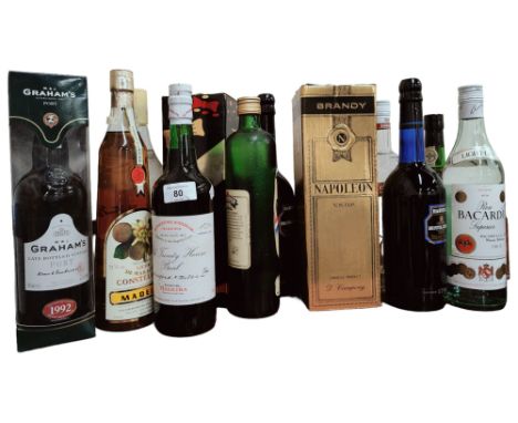 SHELF LOT OF VARIOUS ALCOHOL