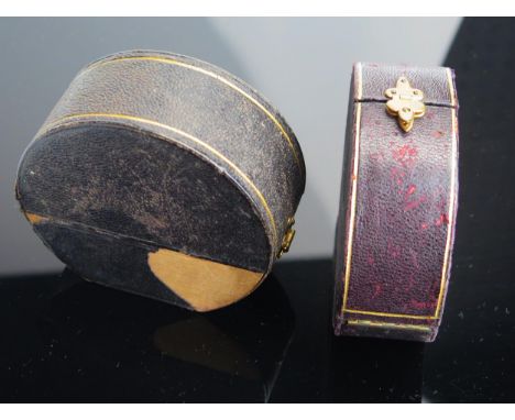 Two Antique Bangle Boxes, both named: Charles Packer &amp; Co. and J.B. Yabsley 