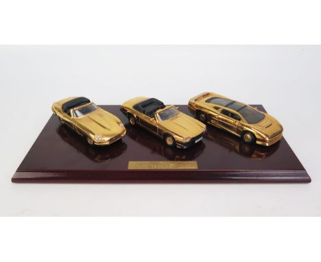 Tag Precision 1:38 Scale Jaguar Trio 22ct Gold Plated 