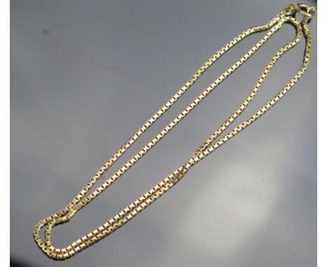 A 9ct Gold Venetian Link Chain, 24" (61cm), 10.8g 