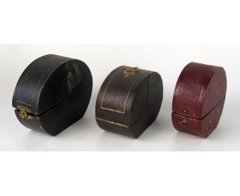Three Vintage Bangle Boxes _ Latimer &amp; Sons of Edinburgh (A/F), Hall &amp; Co. of Manchester and Kitching &amp; Abud Jewe