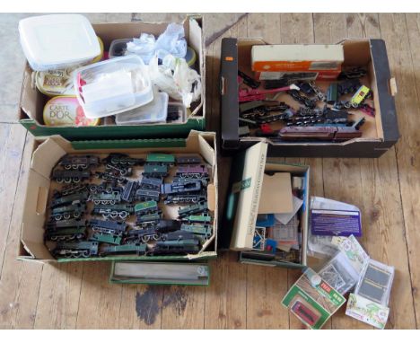 Large Collection of OO Gauge mostly for parts including metal kit locos, Hornby/Bachmann shells, plenty of parts and railway 