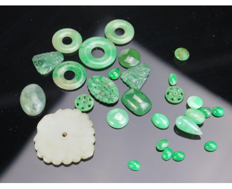 A Selection of Carved and Polished Jade 