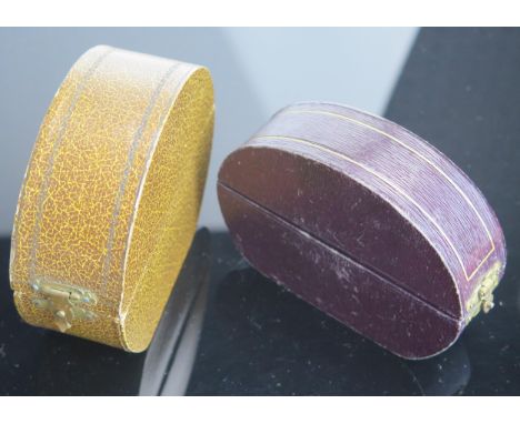 Two Vintage Bangle Boxes, one named 