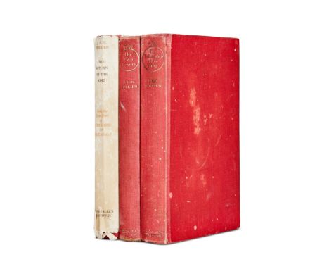 TOLKIEN (J.R.R.)The Fellowship of the Ring; The Two Towers; The Return of the King [The Lord of the Rings], 3 vol., FIRST EDI