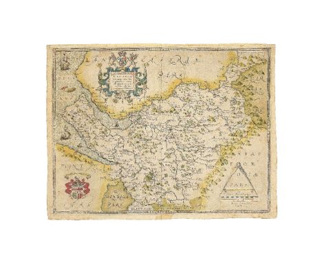 CHESHIRE - SAXTONSAXTON (CHRISTOPHER) Cestriae comitatus (romanis legionibus et colonys olim insignis) vera et absoluta effig