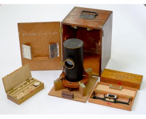 A SULLIVAN GALVANOMETER IN FITTED CASE. BY H. W. SULLIVAN LTD LONDON 