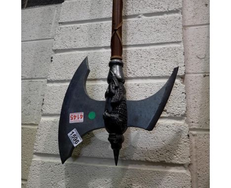 35 inch replica heavy metal battle axe. Not available for in-house P&amp;P 