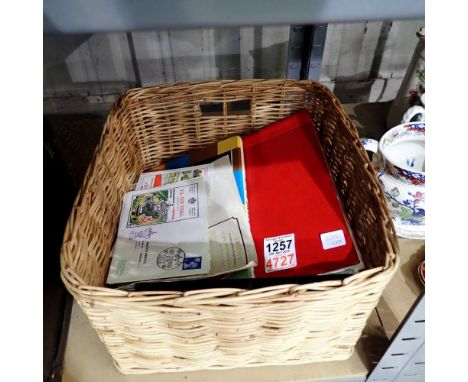 Mixed stamps, postal history and a 1974 FA Cup final stamp cover. Not available for in-house P&amp;P