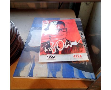 Bruce Springsteen oil painting and a Roy Oribson 1960s tour programme. Not available for in-house P&amp;P 