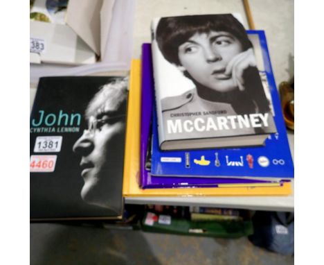 Collection of The Beatles books. Not available for in-house P&amp;P 