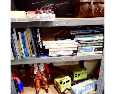 Shelf of photography books. Not available for in-house P&amp;P 