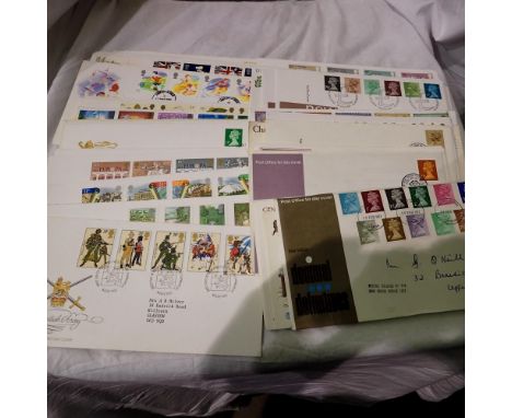 Approx 50 first day cover stamps of 1970s and 80s. Not available for in-house P&amp;P 