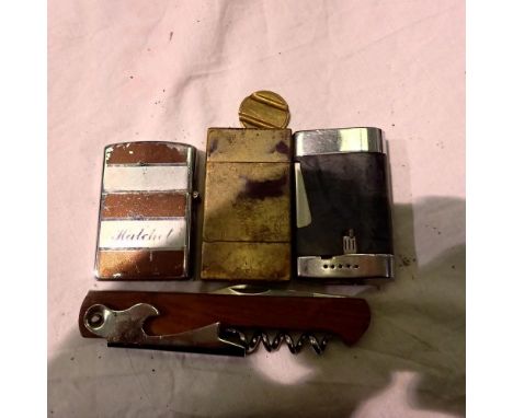 Mixed collectables to include Zippo lighters and coins. Not available for in-house P&amp;P 
