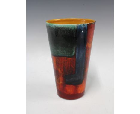Poole Pottery Gemstone pattern vase, 24.5cm