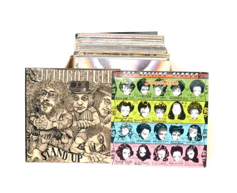 Albums and 12" single: sixty plus mainly albums of mixed genre, various years and conditions including Pink Floyd, Doors, Moo