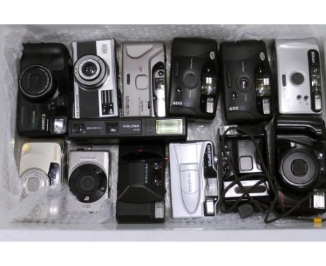 Various Compact Cameras: small quantity of compact cameras including Pentax PC35AF (a lot)