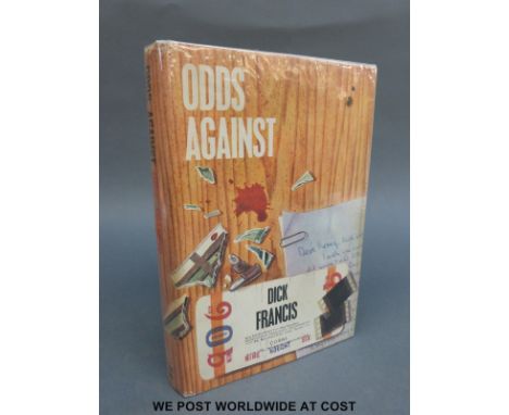 Dick Francis, Odds Against (London, Michael Joseph, 1965) purple cloth, gilt lettering to spine. First edition, first printin