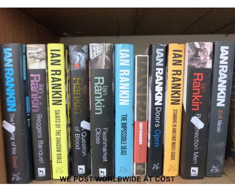 A collection of eleven Ian Rankin first edition, first printing hardbacks (London, Orion Press). The selection includes Ranki