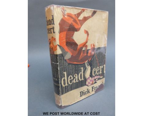 Dick Francis, Dead Cert (London, Michael Joseph, 1962) burgundy boards, gilt lettering to spine.  First edition, first printi