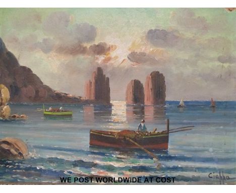 Anthony V Pace two watercolours, one entitled "Malta" with a tall ship in the harbour, handwritten label verso 'A Trading Shi