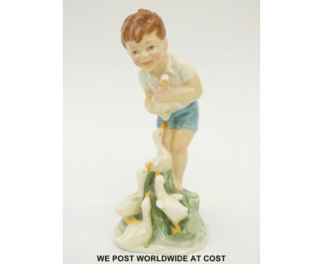 Royal Worcester figure Young Farmer (17cm tall)