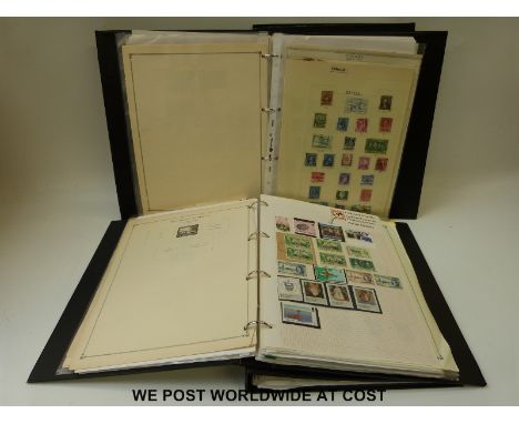 A Commonwealth stamp collection in four folders, from early QV issues to modern