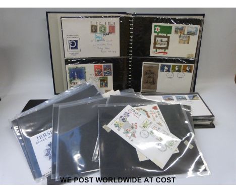 Two albums of GB first day covers and loose covers