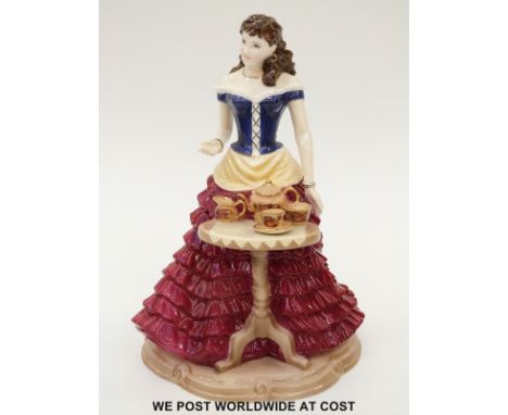 Royal Worcester limited edition 518/600 figure Teatime at the St Leger