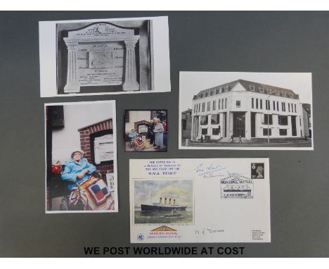 A collection of ephemera relating to Elizabeth Gladys Dean the last survivor of the White Star Line Titanic disaster includin
