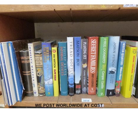 A collection of approximately 70 modern first editions, some still shrink wrapped