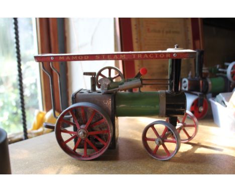 Vintage Mamod steam tractor