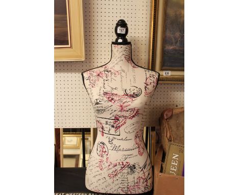 Decorative mannequin torso