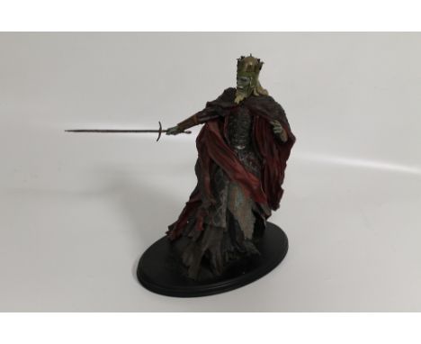 A BOXED SLIDESHOW WETA COLLECTIBLES LORD OF THE RINGS, RETURN OF THE KING "KING OF THE DEAD" POLYSTONE STATUE