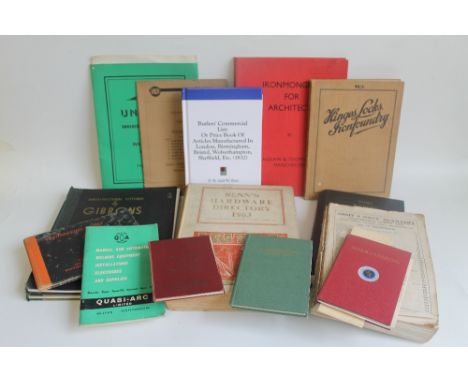 VARIOUS TOOL AND ENGINEERING CATALOGUES including 'Architectural Fittings by Gibbons' 1950, 1952, Listers Tools Limited - 'En