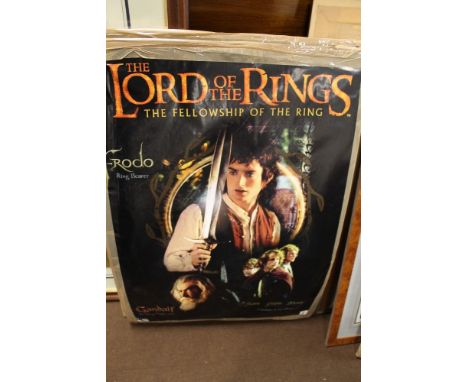 A LARGE QUANTITY OF LORD OF THE RINGS -THE FELLOWSHIP OF THE RING POSTERS (APPROXIMATELY 50)
