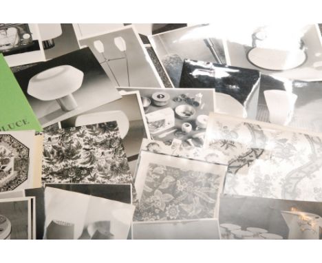 Council of Industrial Design - A quantity of original black and white photographs depicting 1940s to 1960s textiles, lighting
