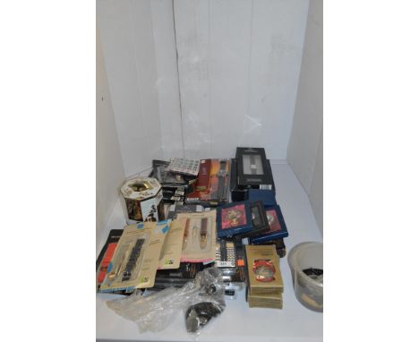 A collection of pocket watches; digital stop watches; and watch straps, mostly boxed.